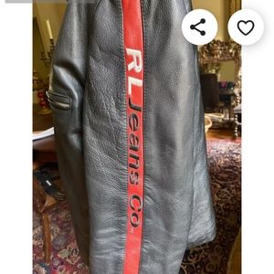 Polo Ralph Lauren Co. Leather jacket Tyson Beckford style